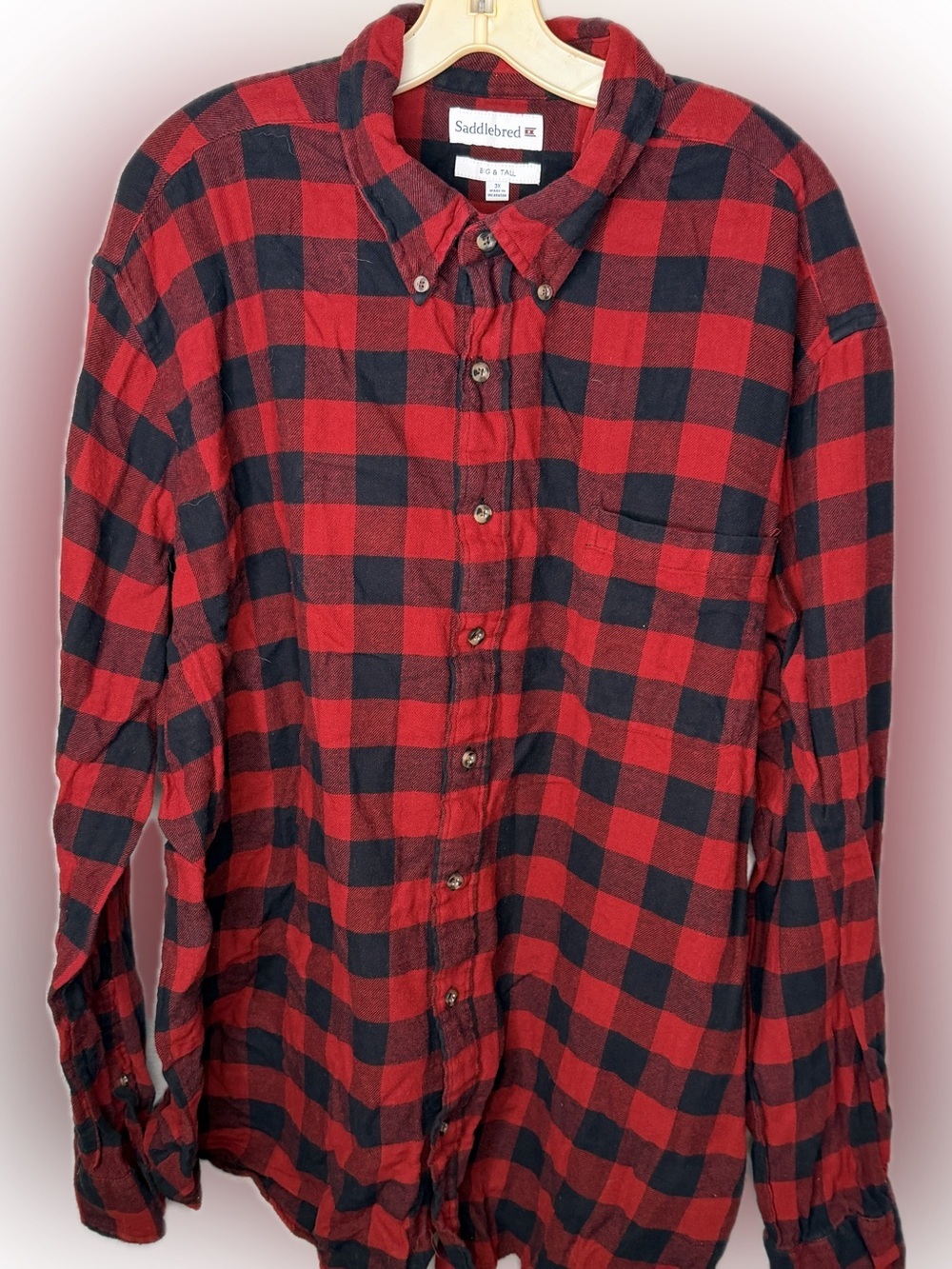 Saddlebred Big & Tall Flannel Shirt